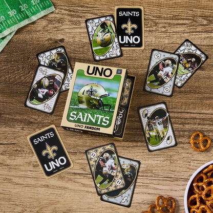 UNO Fandom NFL New Orleans Saints Game Deck