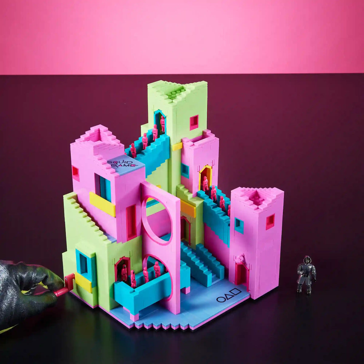 MEGA Squid Game Staircase Collector Building Set