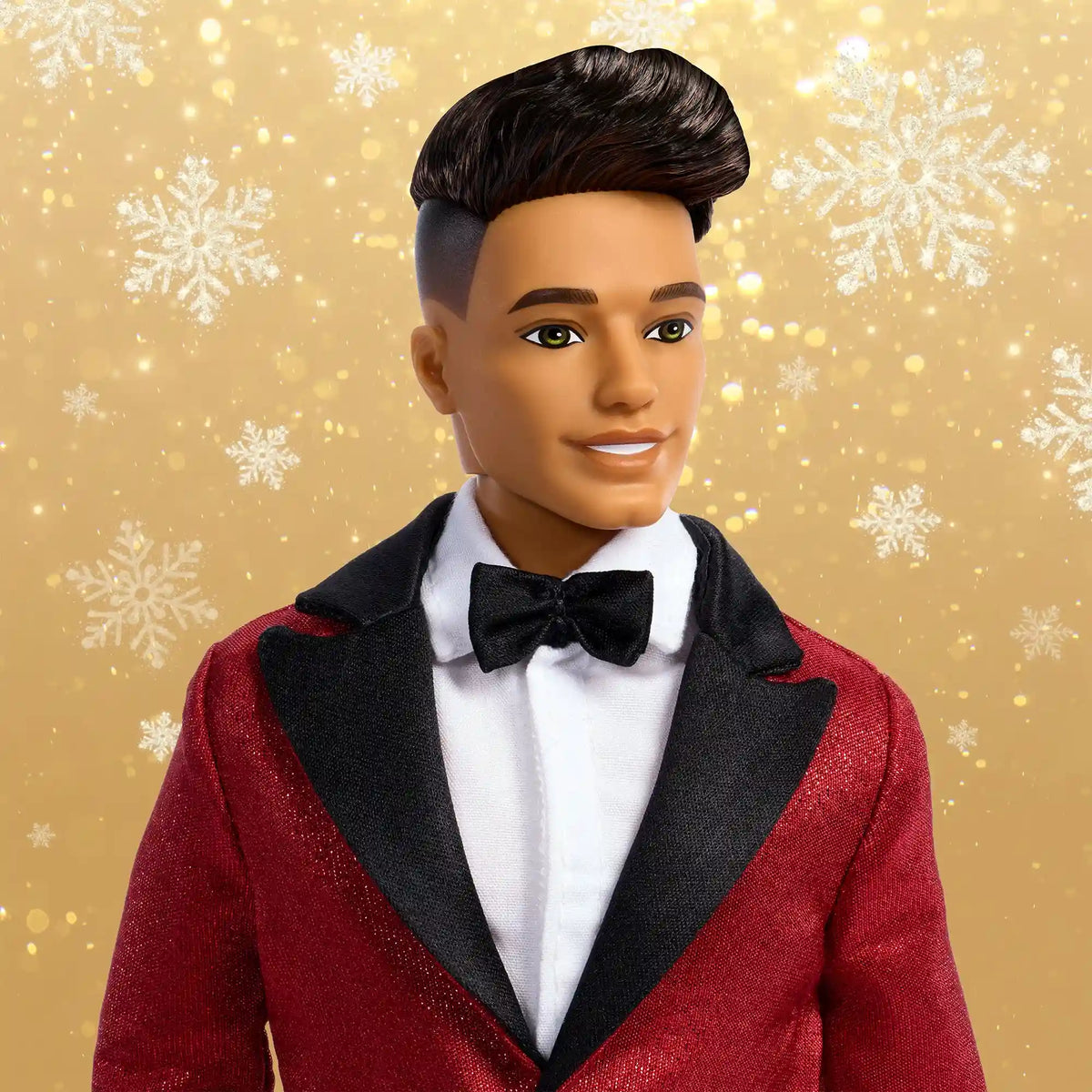 Barbie Signature 2026 Holiday Ken Doll with Black Hair