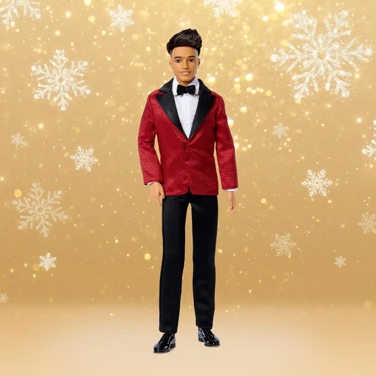 Barbie Signature 2026 Holiday Ken Doll with Black Hair