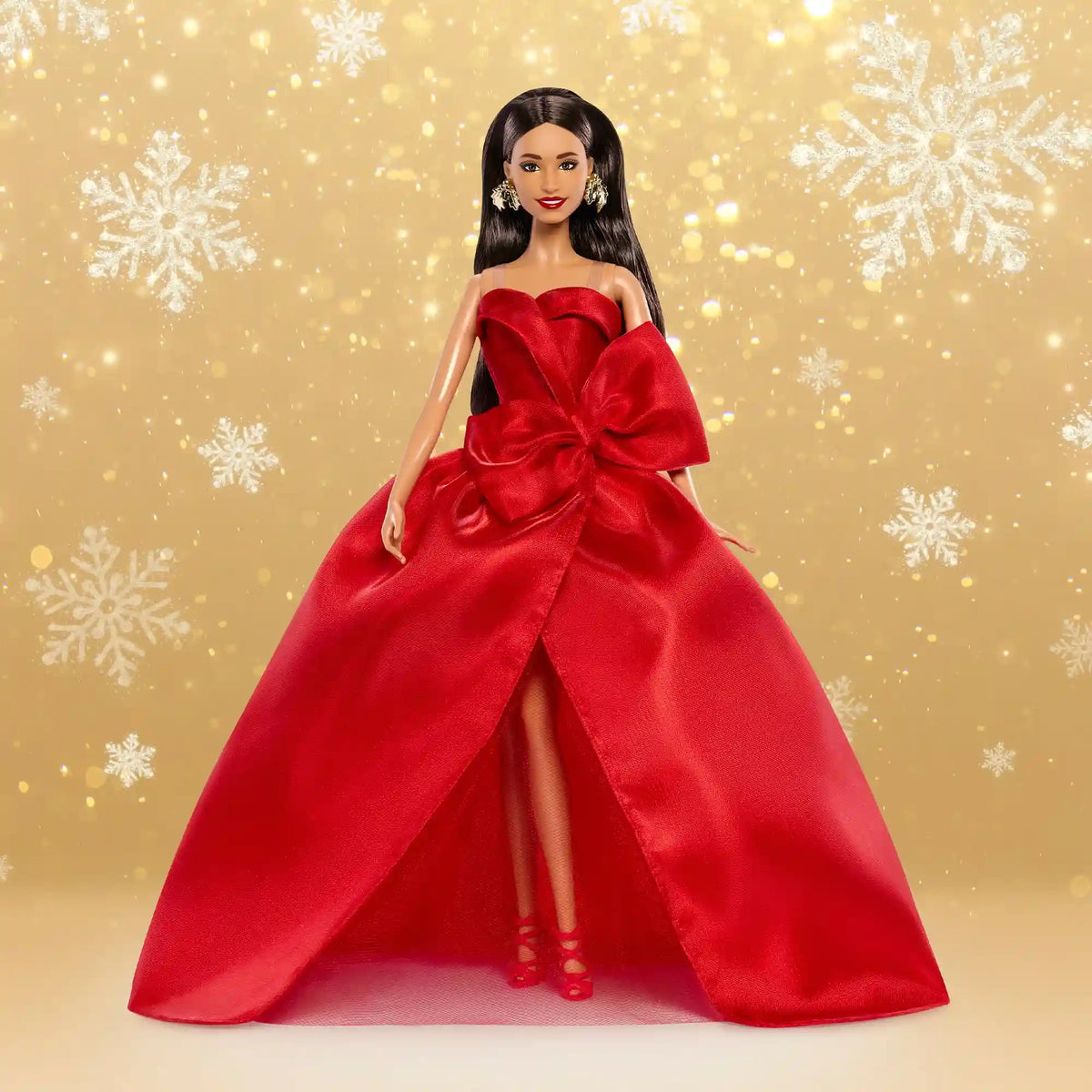 Barbie Signature 2026 Holiday Barbie Doll with Brown Hair