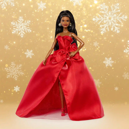 Barbie Signature 2026 Holiday Barbie Doll with Black Hair