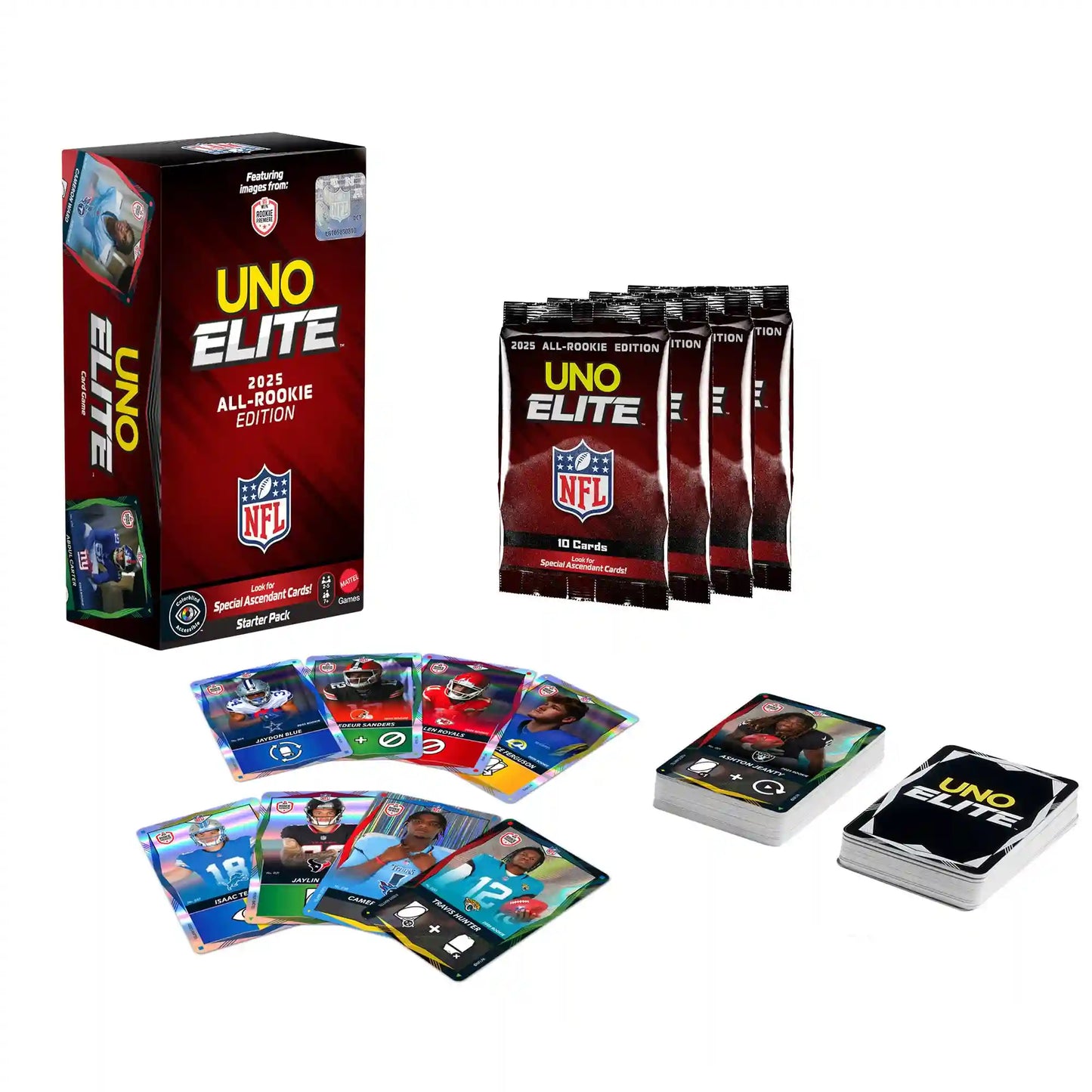 UNO Elite NFL 2025 All-Rookie Starter Pack