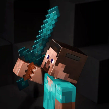 Minecraft Diamond Level Steve Collector Action Figure