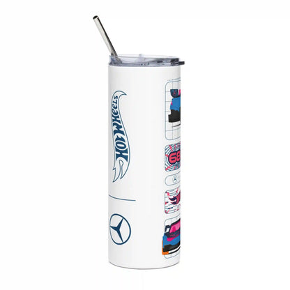 Hot Wheels x Mercedes Benz White Tumbler