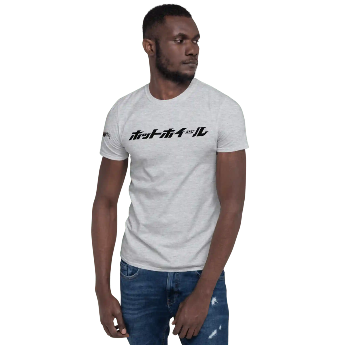 Hot Wheels Japanese Logo Short-Sleeve Sport Grey Unisex T-Shirt