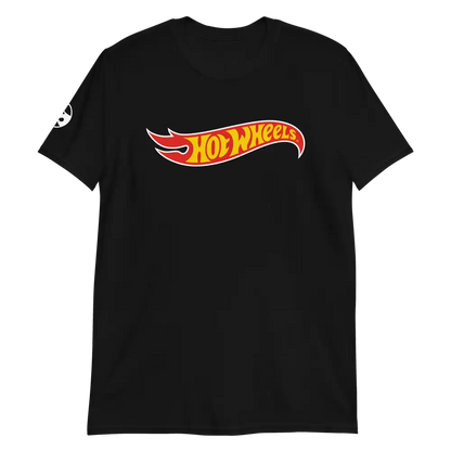 Hot Wheels Core Logo Short-Sleeve Black Unisex T-Shirt