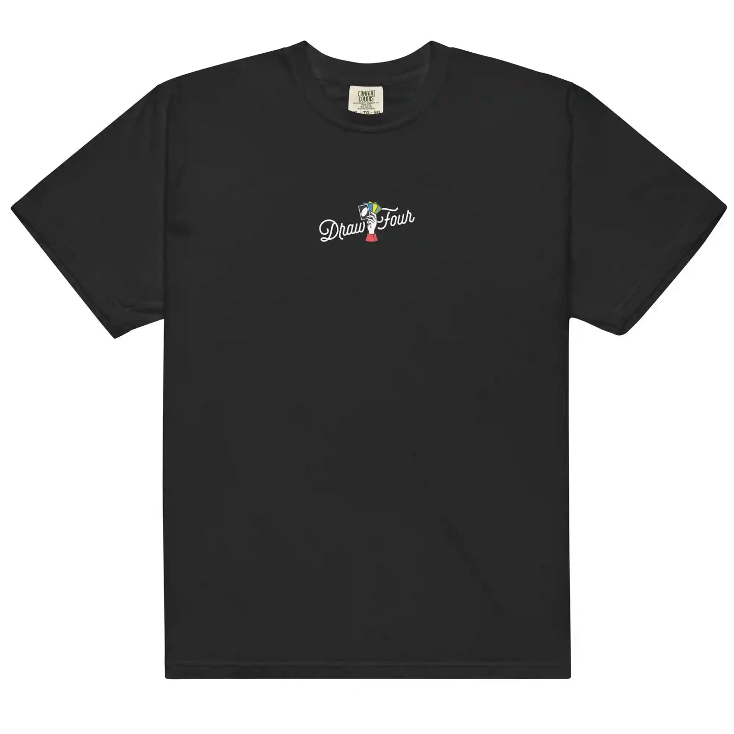 UNO Social Club Draw Four Black T-shirt