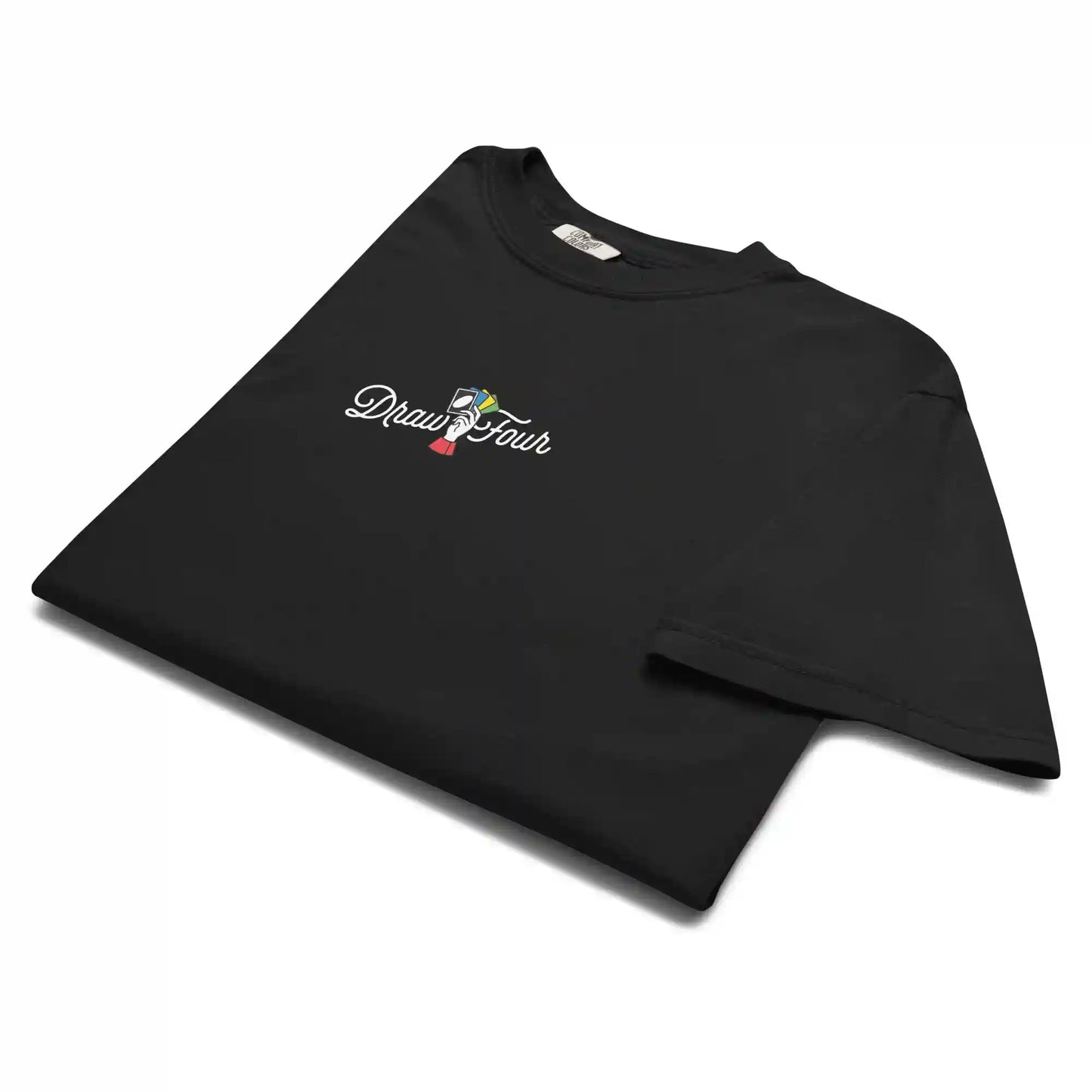 UNO Social Club Draw Four Black T-shirt