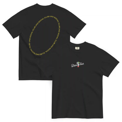 UNO Social Club Draw Four Black T-shirt