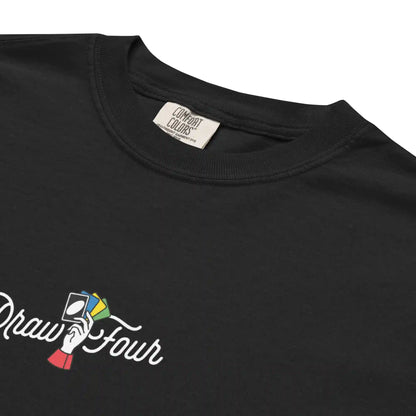 UNO Social Club Draw Four Black T-shirt