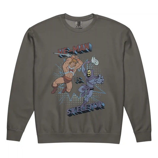 Masters of the Universe He-Man vs. Skeletor Grey Sweatshirt