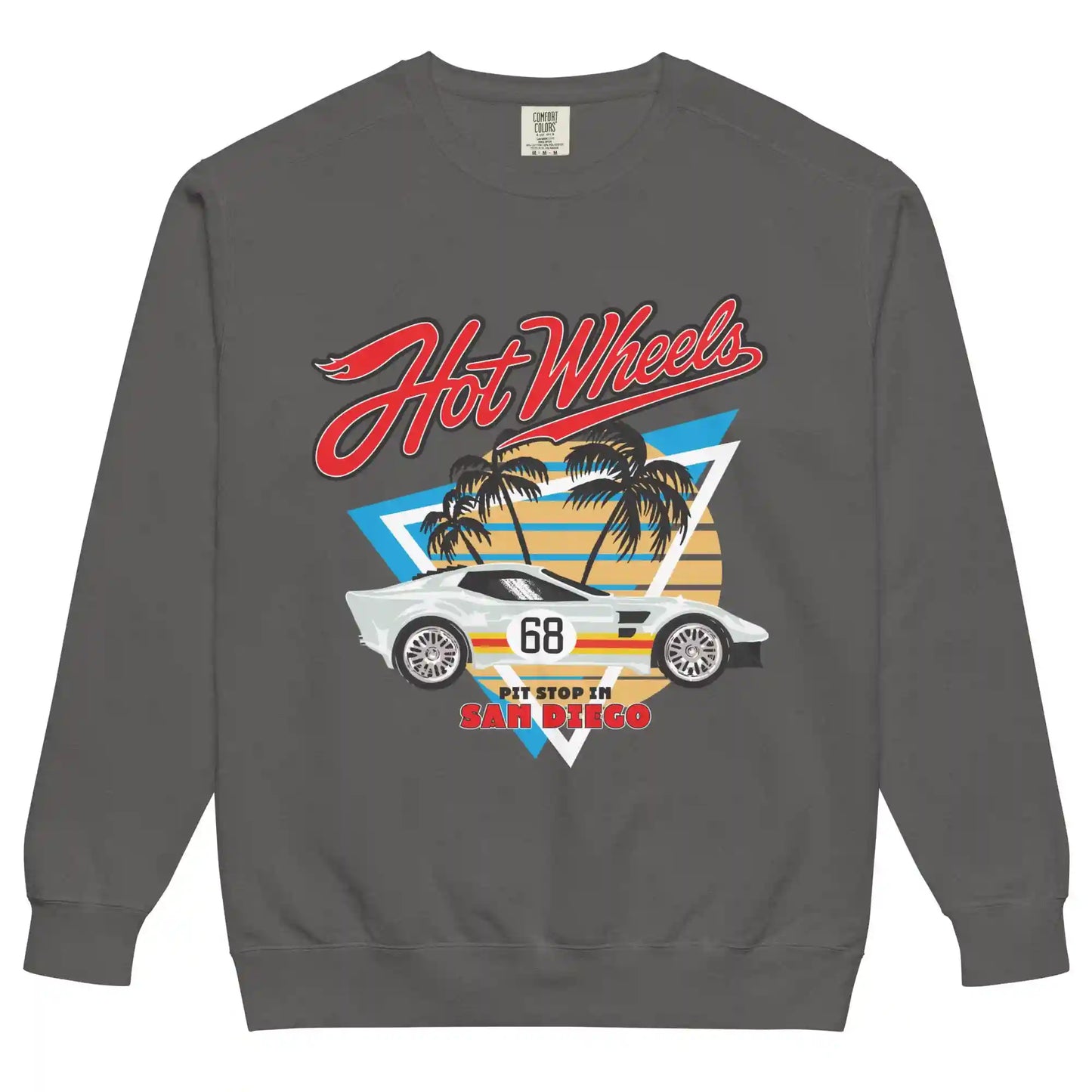 Hot Wheels Pit Stop Gray Sweatshirt