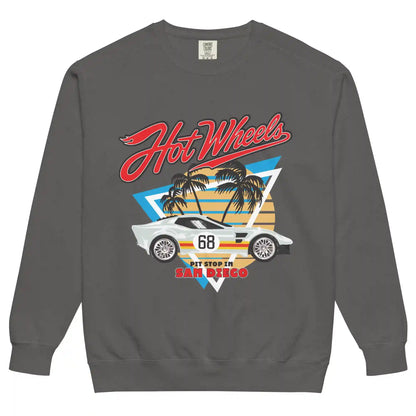Hot Wheels Pit Stop Gray Sweatshirt