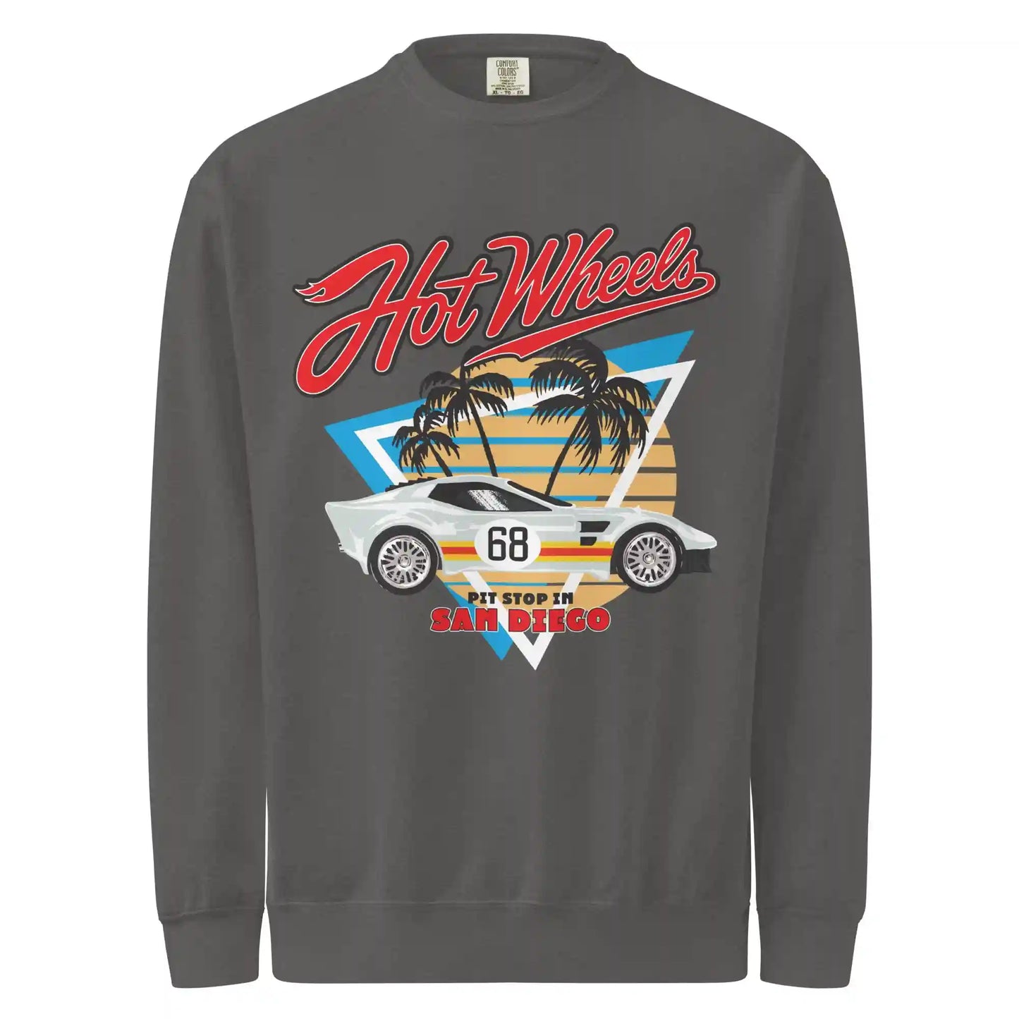 Hot Wheels Pit Stop Gray Sweatshirt