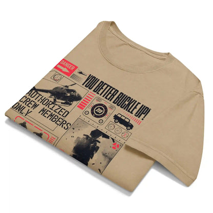 Matchbox The Movie You Better Buckle Up Tan T-shirt