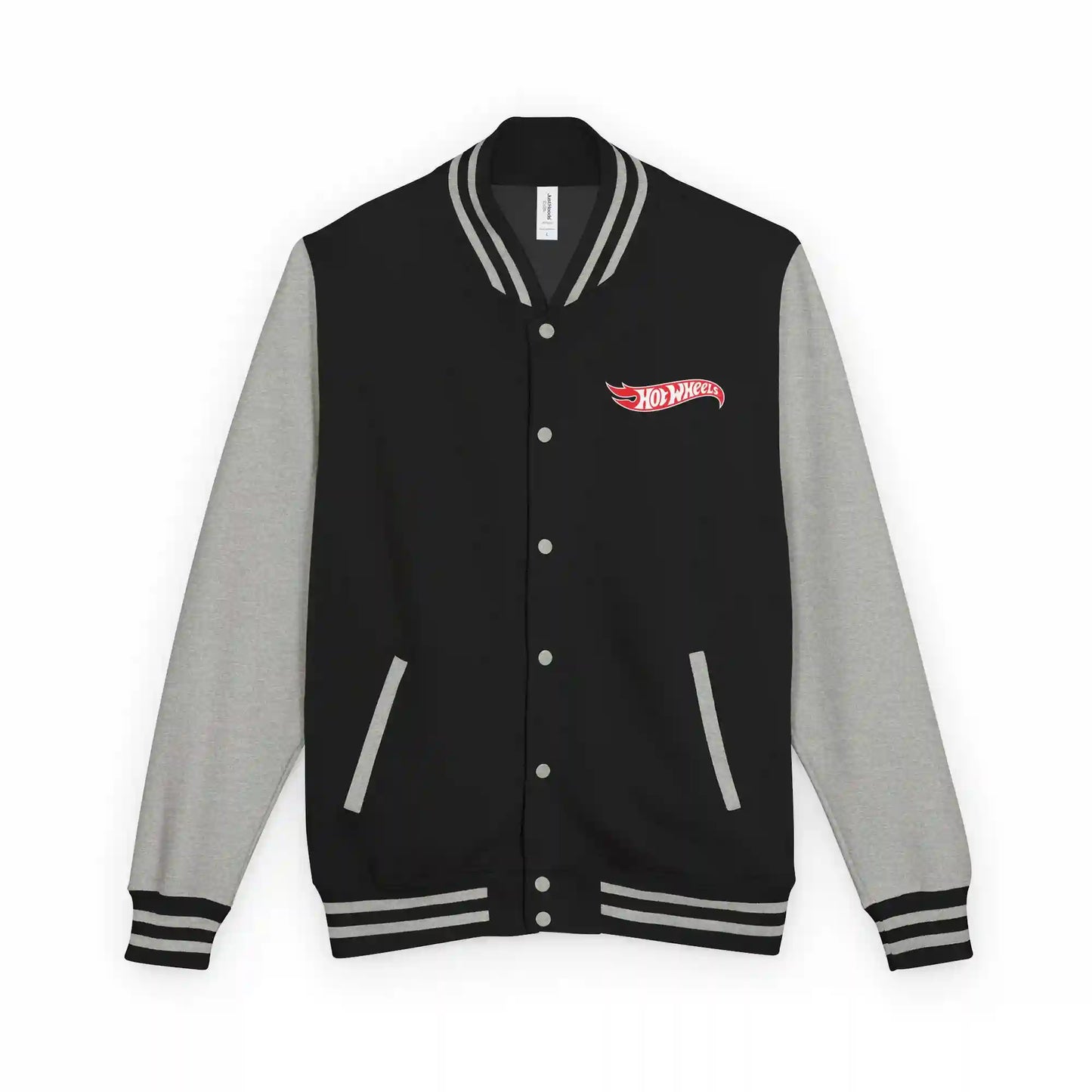 Hot Wheels Logo Black Varsity Jacket