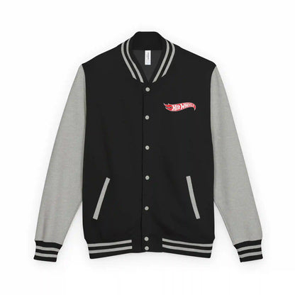 Hot Wheels Logo Black Varsity Jacket