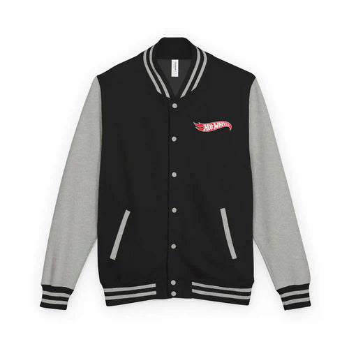 Hot Wheels Logo Black Varsity Jacket