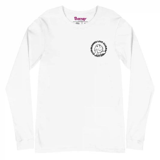 Barney Embroidered Love Club Long Sleeve T-Shirt