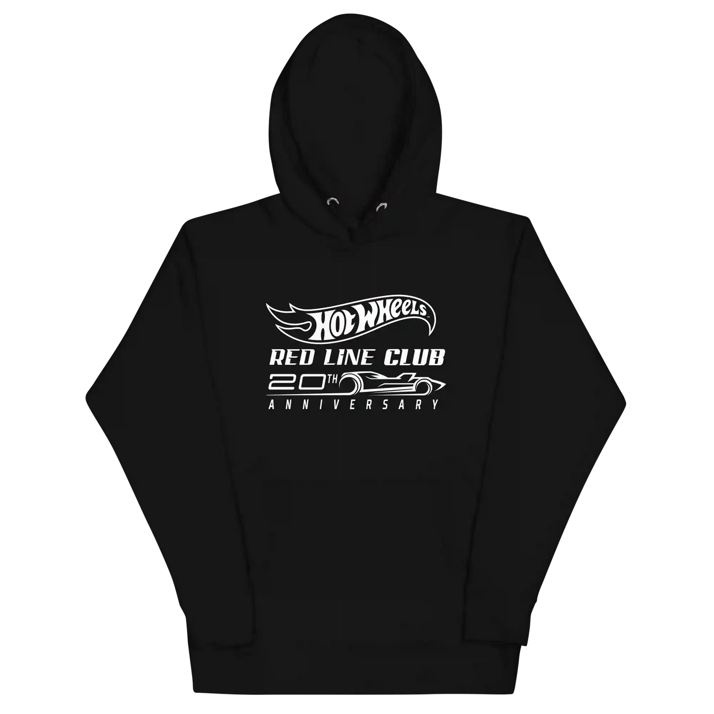 Hot Wheels® Red Line Club® 20th Anniversary Silhouette Logo Black Hoodie
