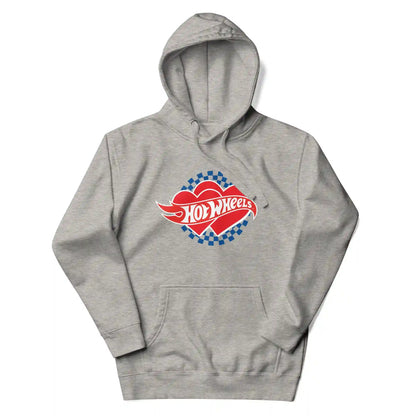 Hot Wheel Checkered Hearts Hoodie