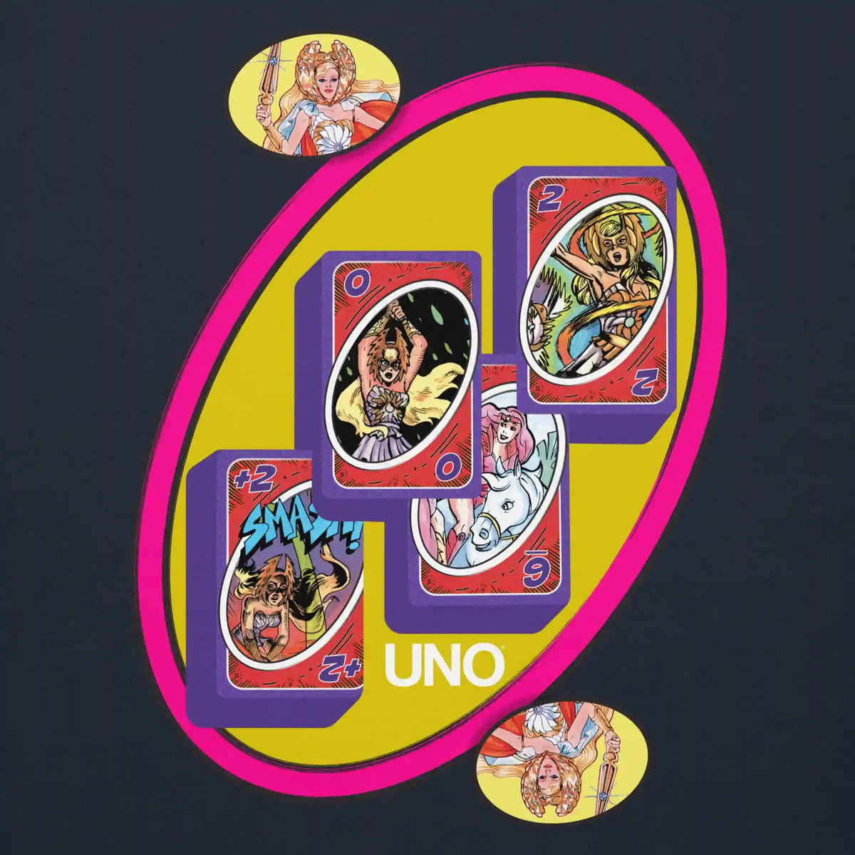 UNO Masters of the Universe She-Ra Princess Power Black Hoodie
