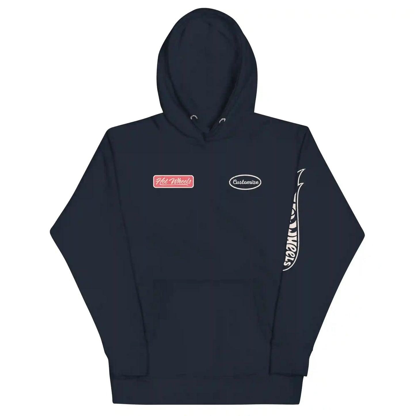 Hot Wheels Customizable Auto Repair Mechanic Navy Hoodie