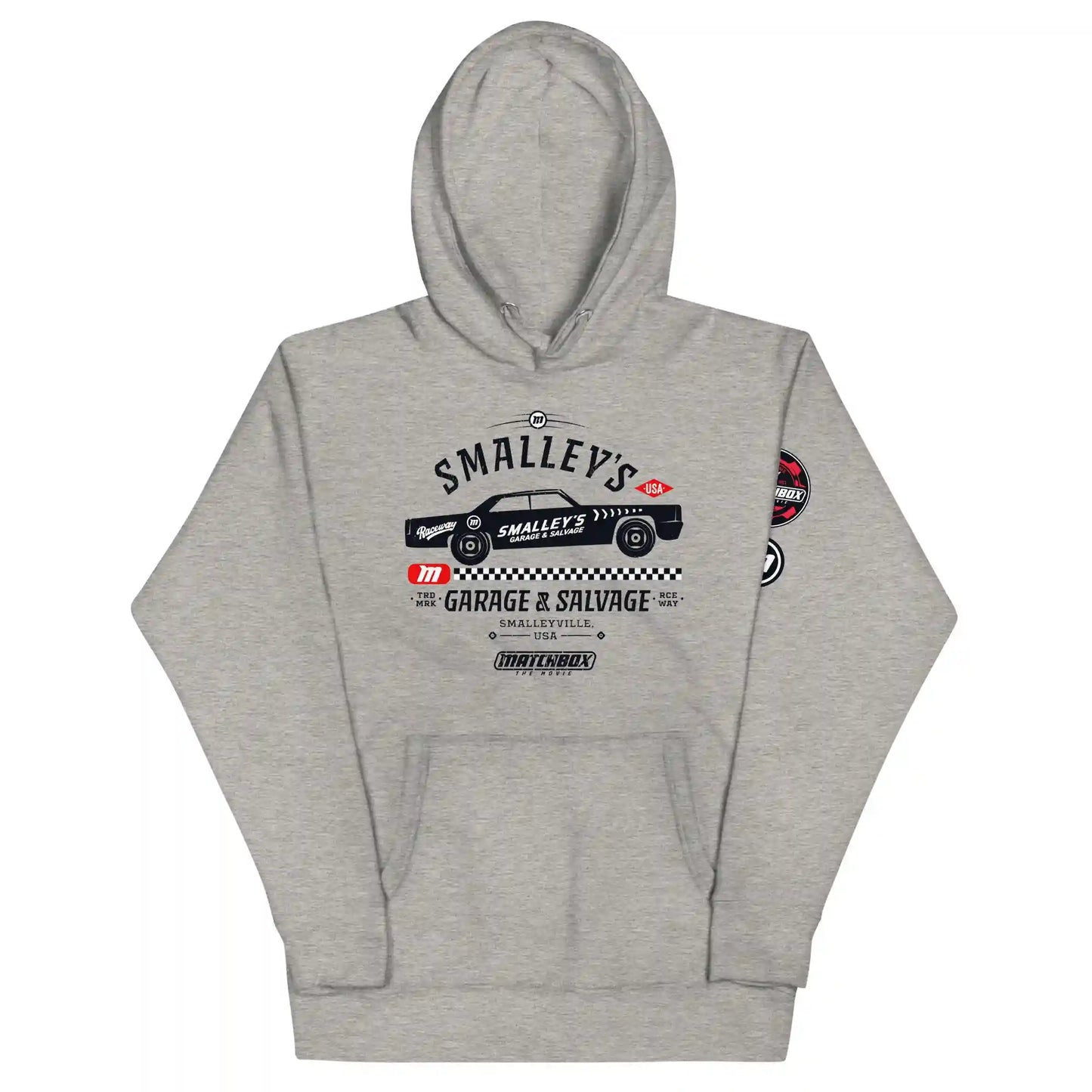 Matchbox The Movie Smalley's Garage & Salvage Gray Hoodie
