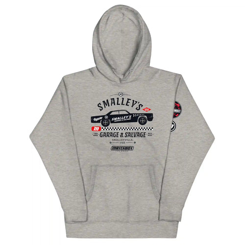 Matchbox The Movie Smalley's Garage & Salvage Gray Hoodie