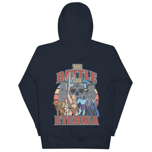 Masters of the Universe Movie Battle for Eternia Navy Hoodie