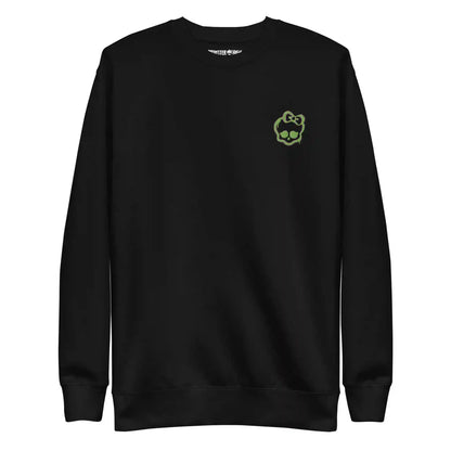Monster High Lunar Glow Logo Embroidered Black Sweatshirt