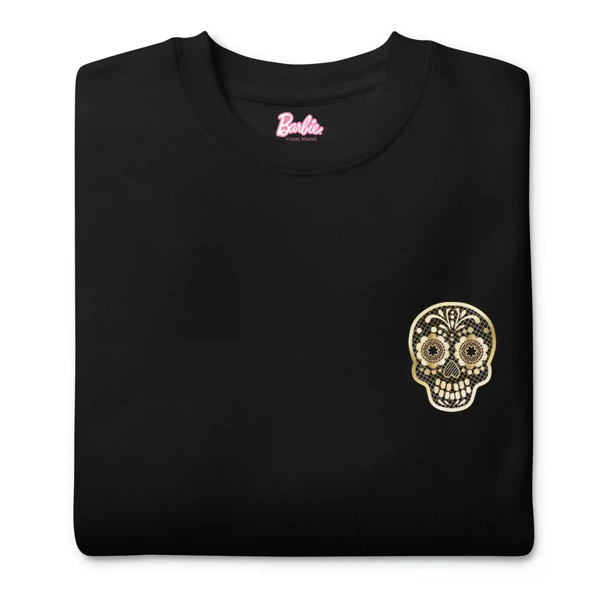 Barbie Día de Muertos Floral Black Sweatshirt
