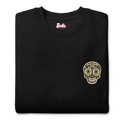 Barbie Día de Muertos Floral Black Sweatshirt