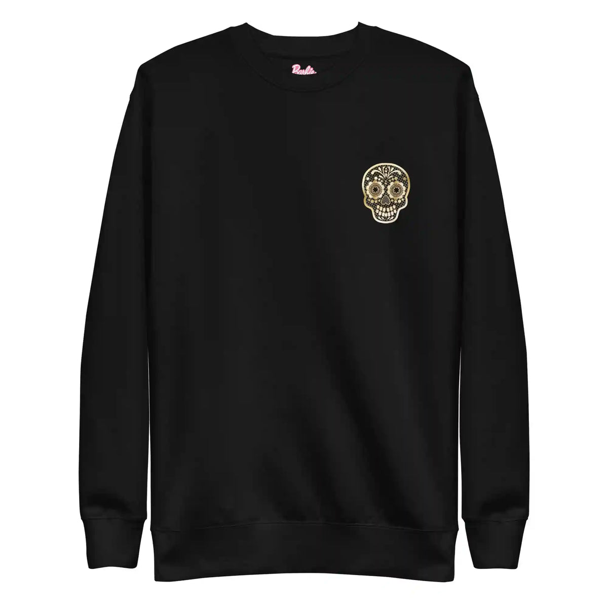 Barbie Día de Muertos Floral Black Sweatshirt