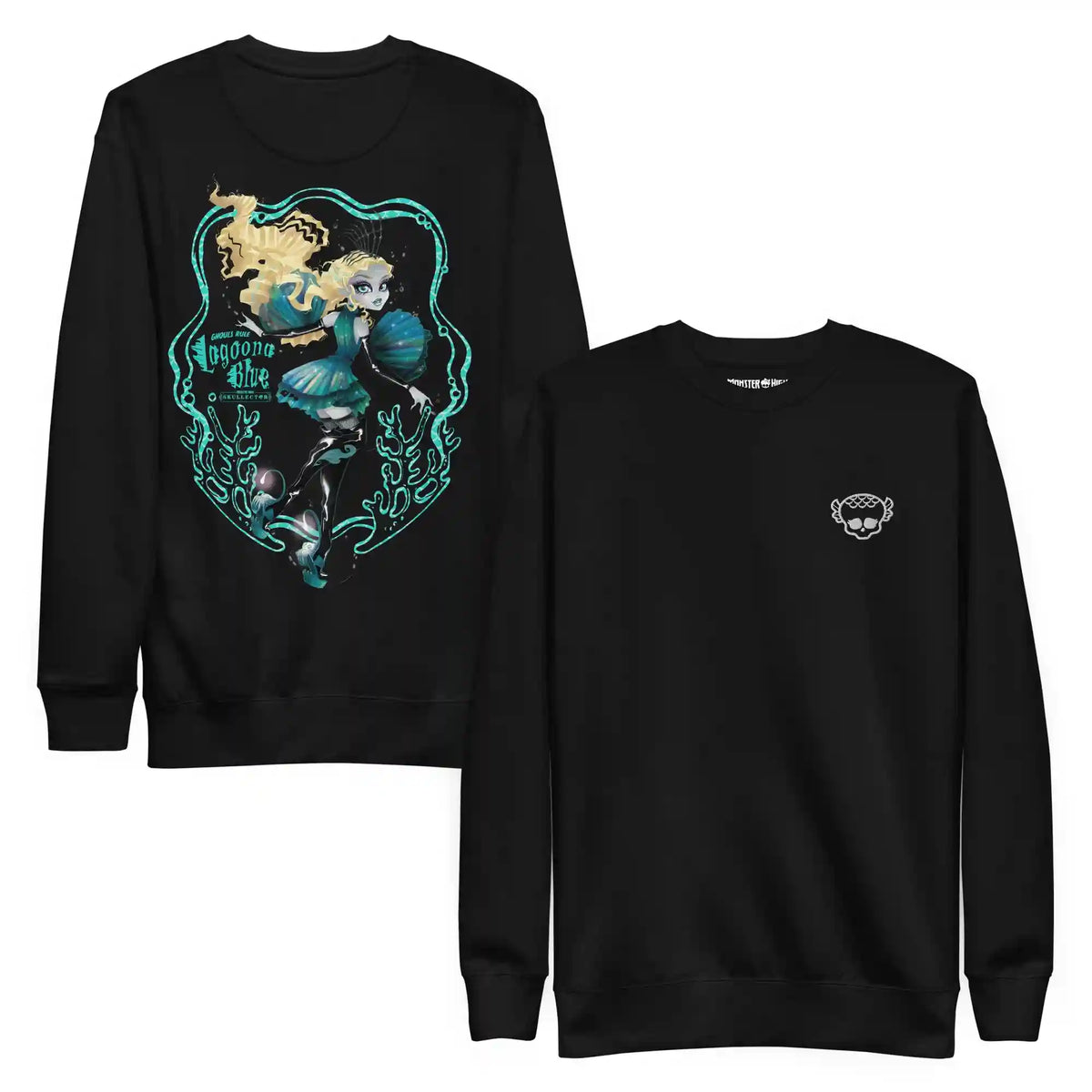 Monster High Lagoona Blue Black Sweatshirt