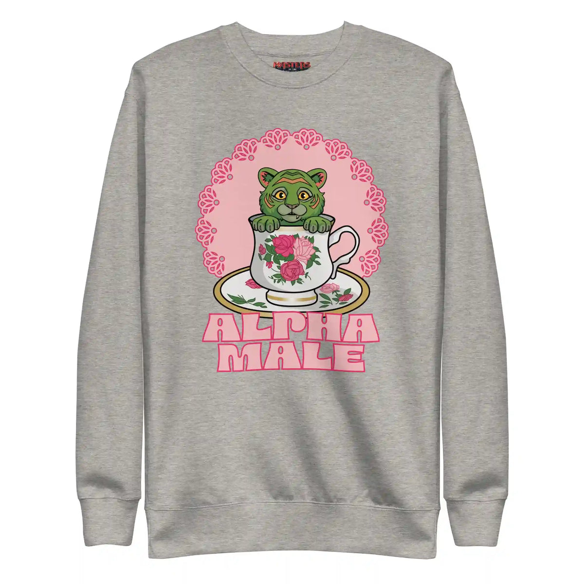 Masters of the Universe Movie Cringer Teacup Gray Sweatshirt
