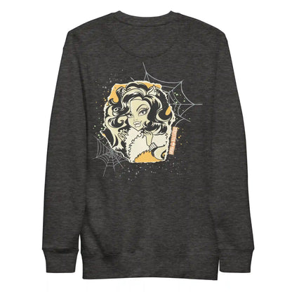 Monster High Clawdeen Embroidered Grey Sweatshirt