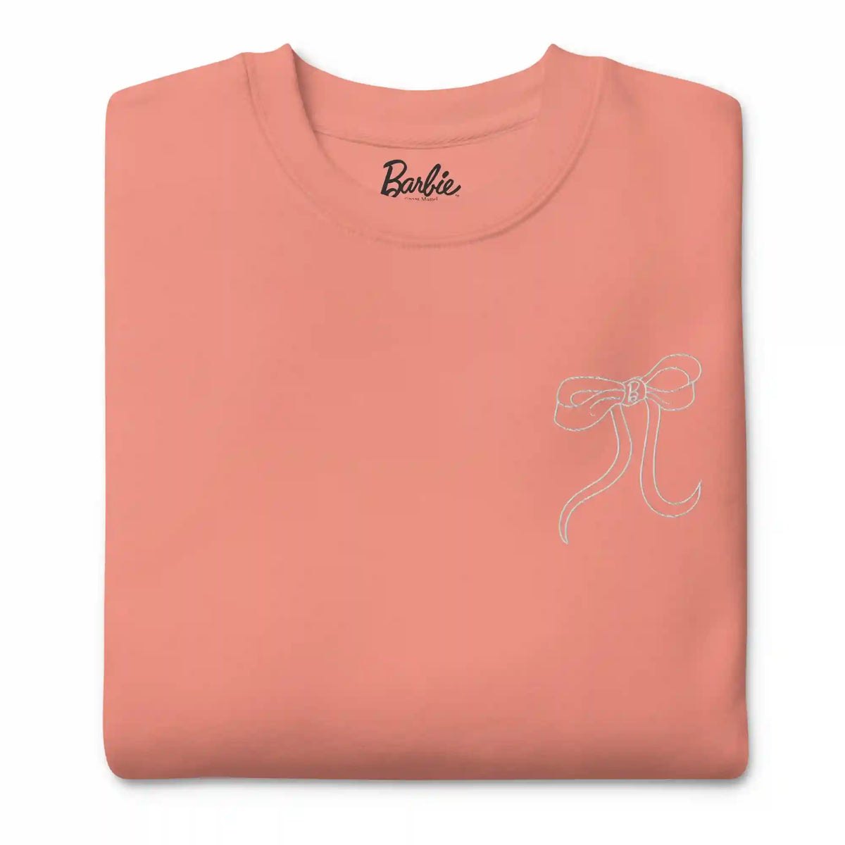Barbie Peaches 'n Cream Embroidered Peach Sweatshirt