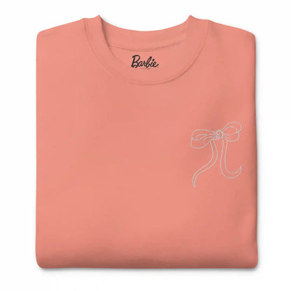 Barbie Peaches 'n Cream Embroidered Peach Sweatshirt