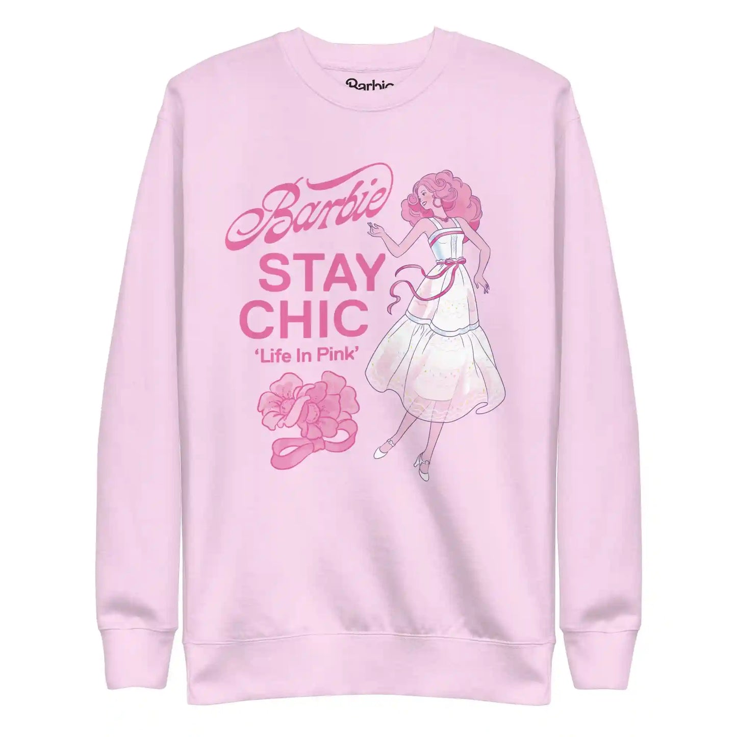 Barbie Stay Chic Pink Sweatshirt