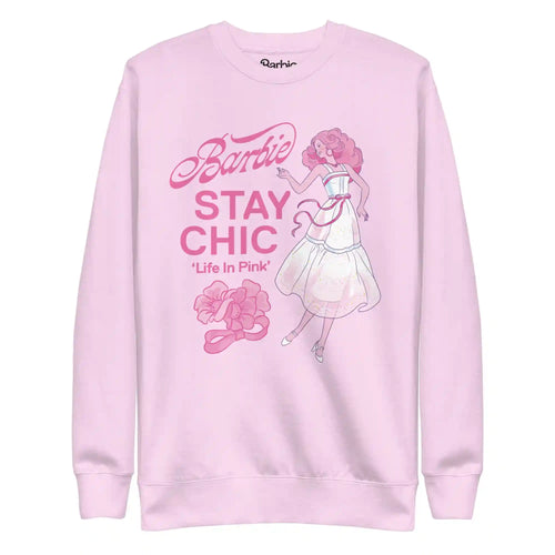 Barbie Stay Chic Pink Sweatshirt