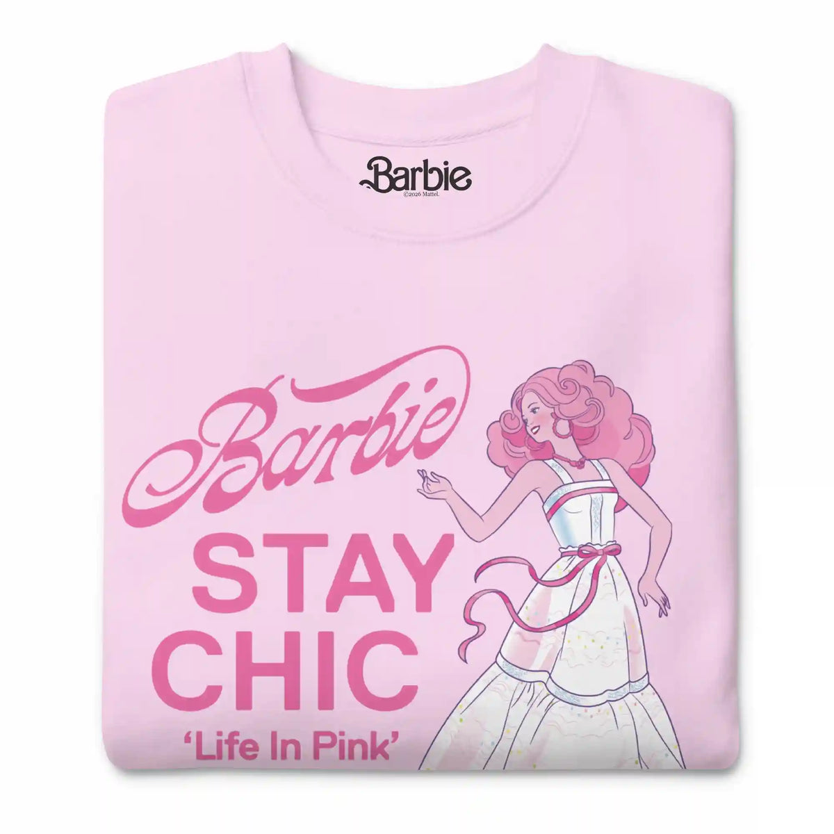 Barbie Stay Chic Pink Sweatshirt