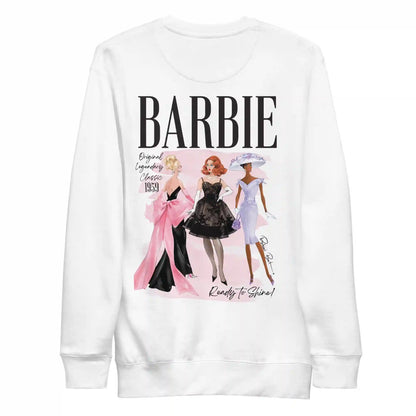 Barbie Artist Series Robert Best White Embroidered Sweatshirt