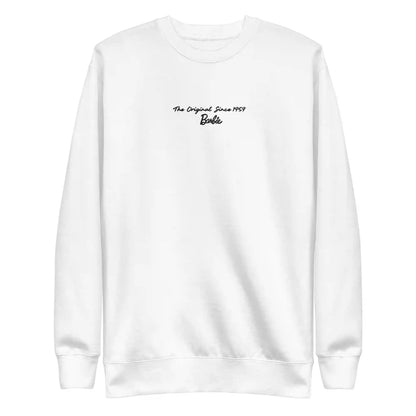 Barbie Artist Series Robert Best White Embroidered Sweatshirt