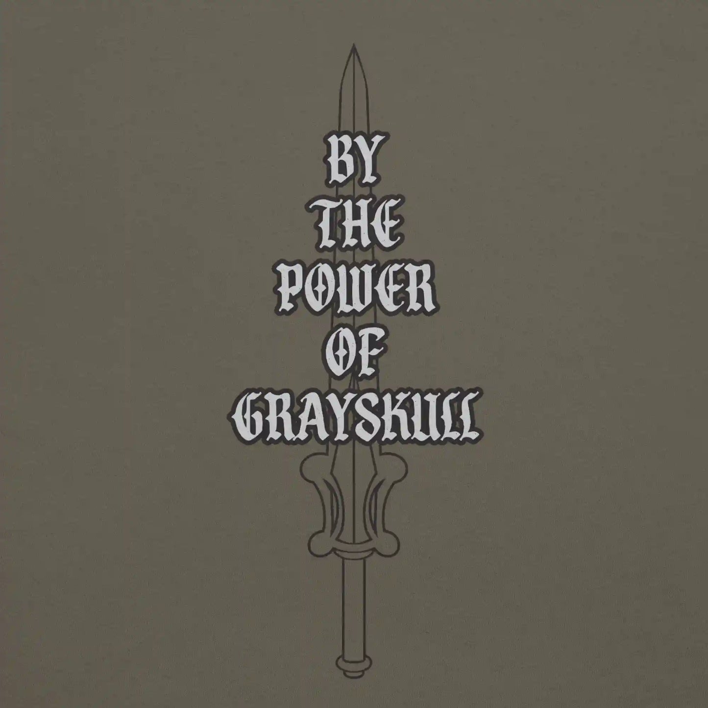 Masters of the Universe By the Power of Grayskull Green T-shirt