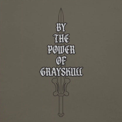 Masters of the Universe By the Power of Grayskull Green T-shirt