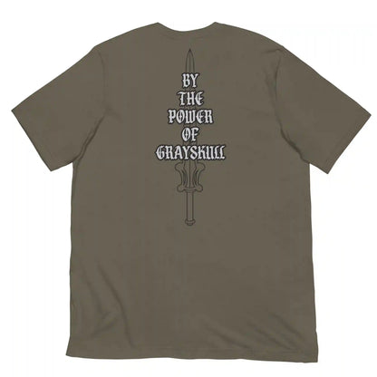 Masters of the Universe By the Power of Grayskull Green T-shirt