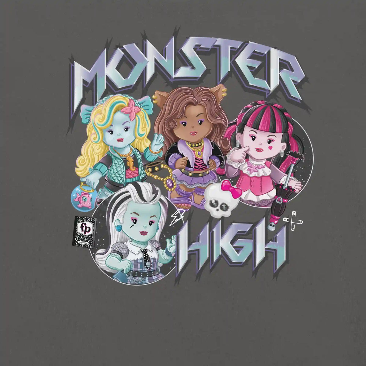 Little People Collector Monster High Grey T-Shirt