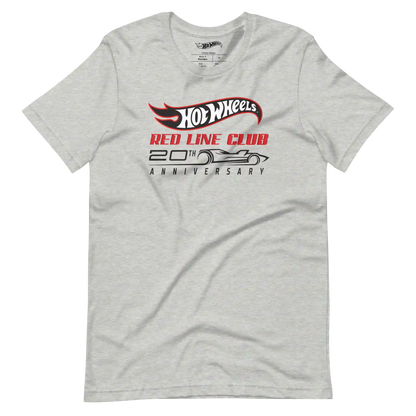 Hot Wheels® Red Line Club® 20th Anniversary Silhouette Logo – Heather Grey Shirt